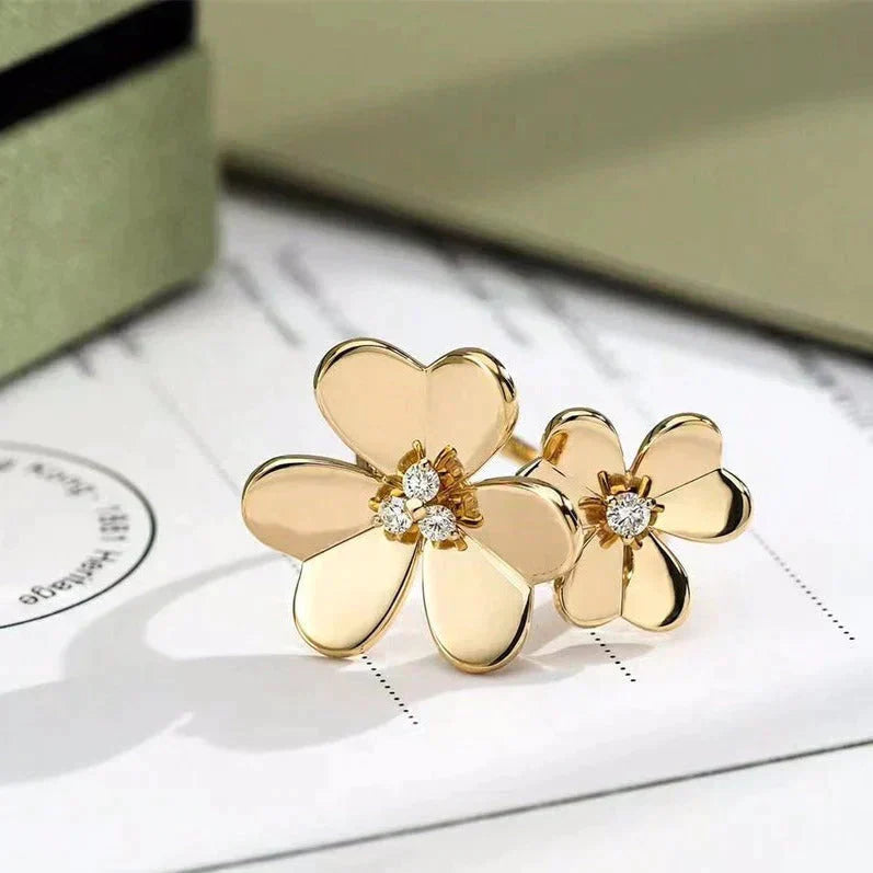 [Glitter Jewelry]CLOVER COMOS GOLD DIAMOND RING