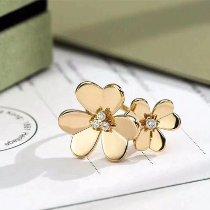 [Glitter Jewelry]CLOVER COMOS GOLD DIAMOND RING