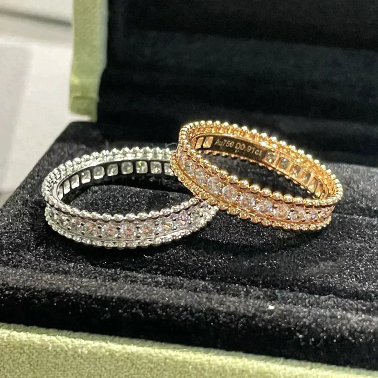 [Glitter Jewelry]PERLEE DIAMOND ROSE GOLD RING