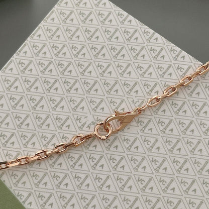 [Glitter Jewelry]LUCKY SPRING 15 MOTIFS ROSE GOLD NECKLACE