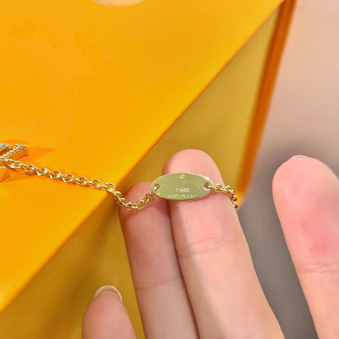 [Glitter Jewelry]LOGO STAR MOTIF GOLD BRACELET