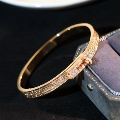 [Glitter Jewelry]KELLY BRACELET DIAMOND PAVED
