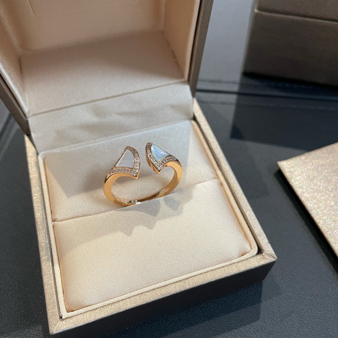 [Glitter Jewelry]DREAM MOP DIAMOND OPEN RING