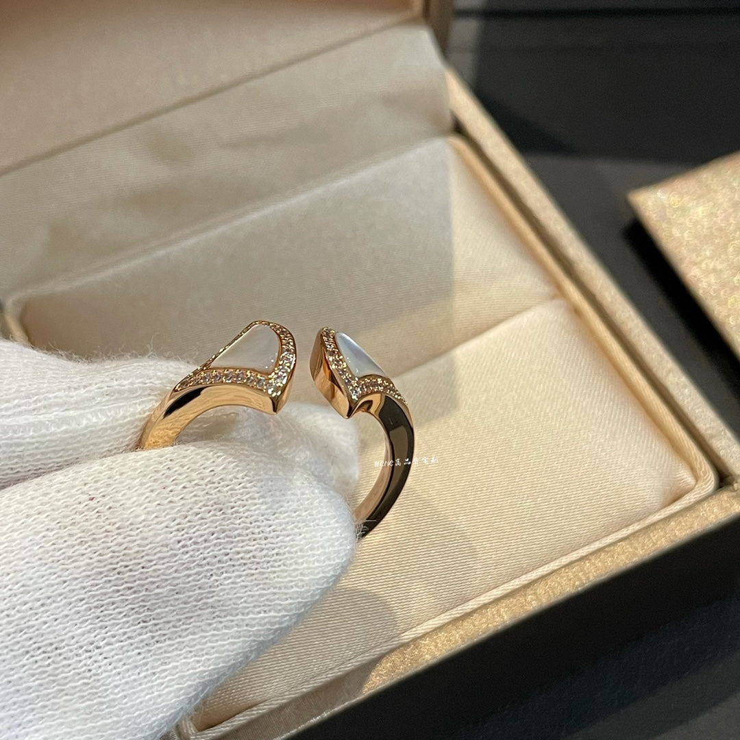 [Glitter Jewelry]DREAM MOP DIAMOND OPEN RING