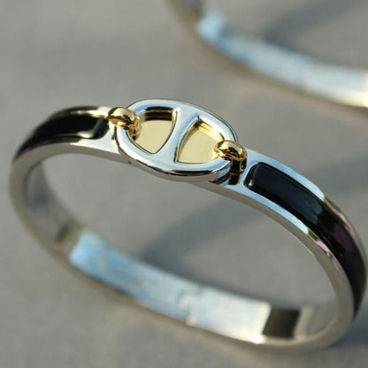 [Glitter Jewelry]CLIC CHAINE SILVER BRACELET