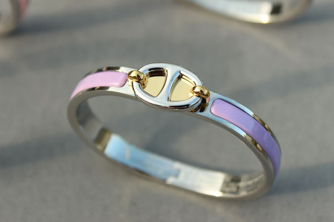 [Glitter Jewelry]CLIC CHAINE SILVER BRACELET