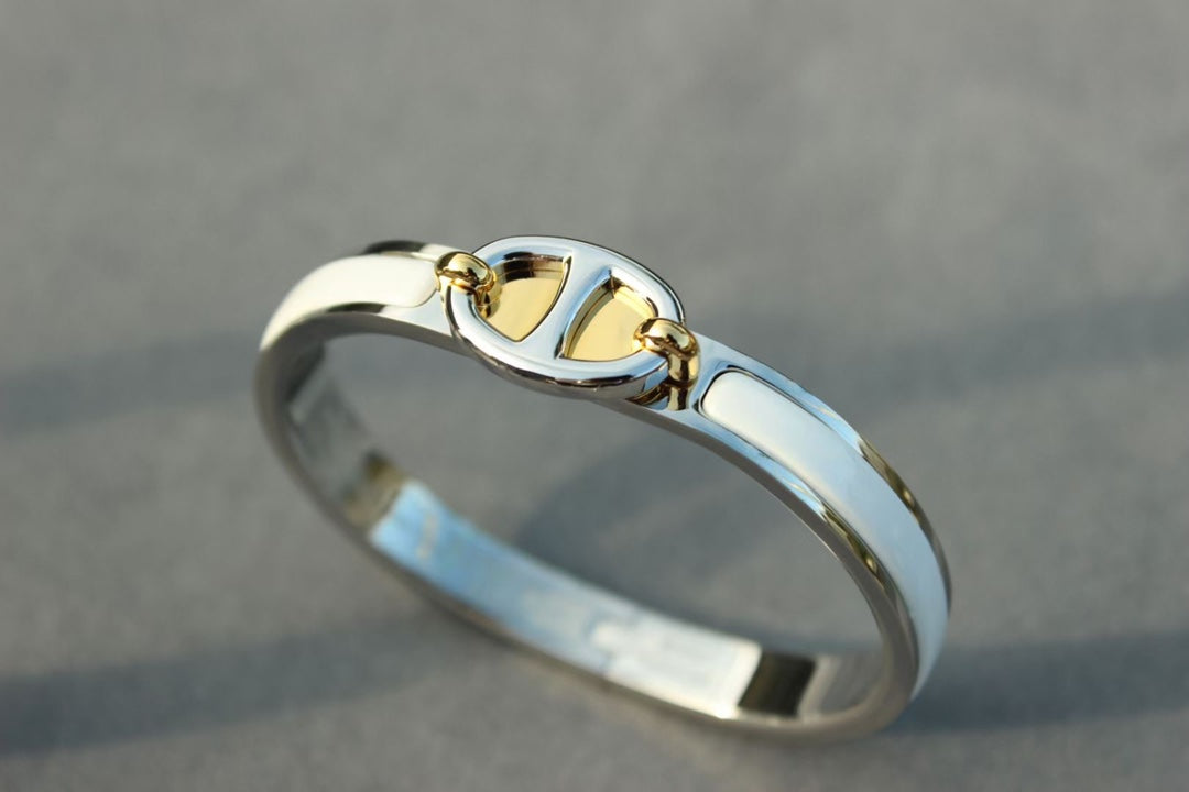 [Glitter Jewelry]CLIC CHAINE SILVER BRACELET