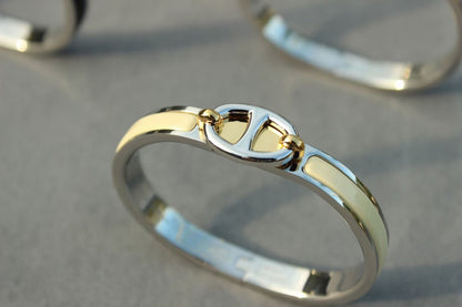 [Glitter Jewelry]CLIC CHAINE SILVER BRACELET