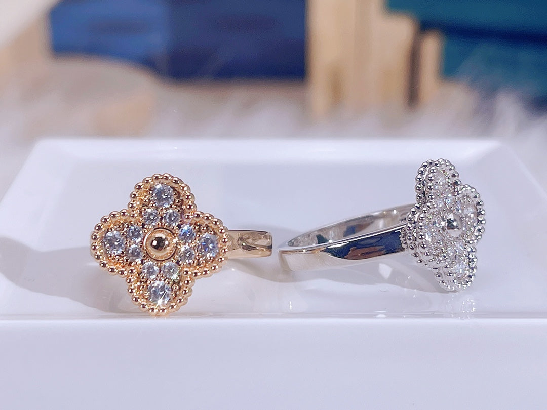 [Glitter Jewelry]CLOVER DIAMOND RING