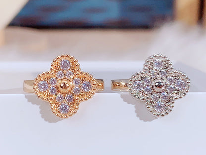 [Glitter Jewelry]CLOVER DIAMOND RING