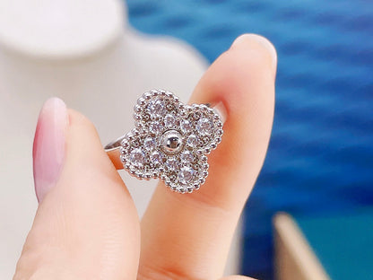 [Glitter Jewelry]CLOVER DIAMOND RING
