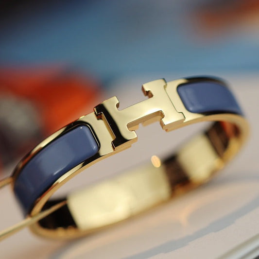 [Glitter Jewelry]H BRACELET 12MM BLUE GRAY