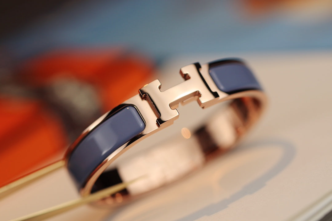 [Glitter Jewelry]H BRACELET 12MM BLUE GRAY
