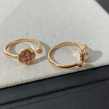 [Glitter Jewelry]SUN 1 DIAMOND PINK MOP RING