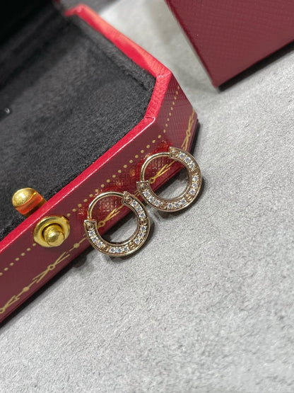 [Glitter Jewelry]LOVE DIAMOND EARRINGS