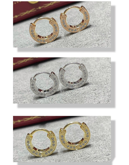 [Glitter Jewelry]LOVE DIAMOND EARRINGS