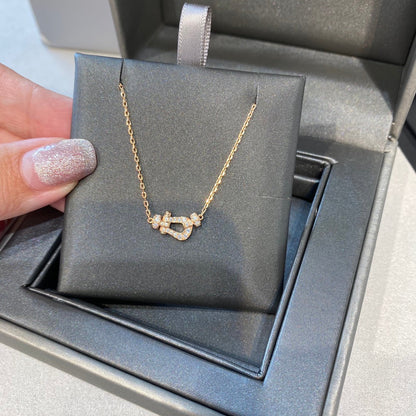 [Glitter Jewelry]FORCE 10 DIAMOND PINK GOLD NECKLACE MINI MODEL