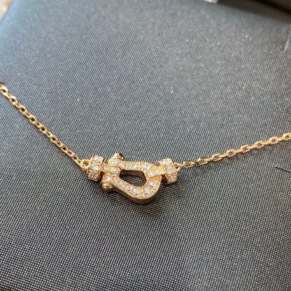 [Glitter Jewelry]FORCE 10 DIAMOND PINK GOLD NECKLACE MINI MODEL