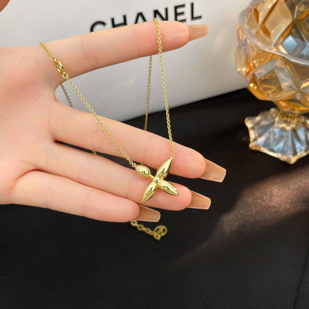 [Glitter Jewelry]LOUISETTE GOLD NECKLACE