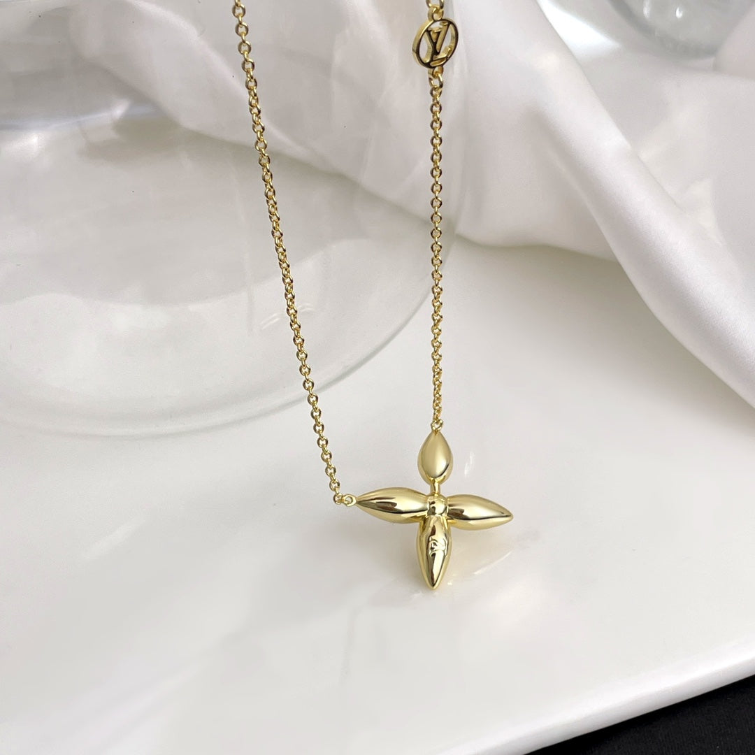 [Glitter Jewelry]LOUISETTE GOLD NECKLACE
