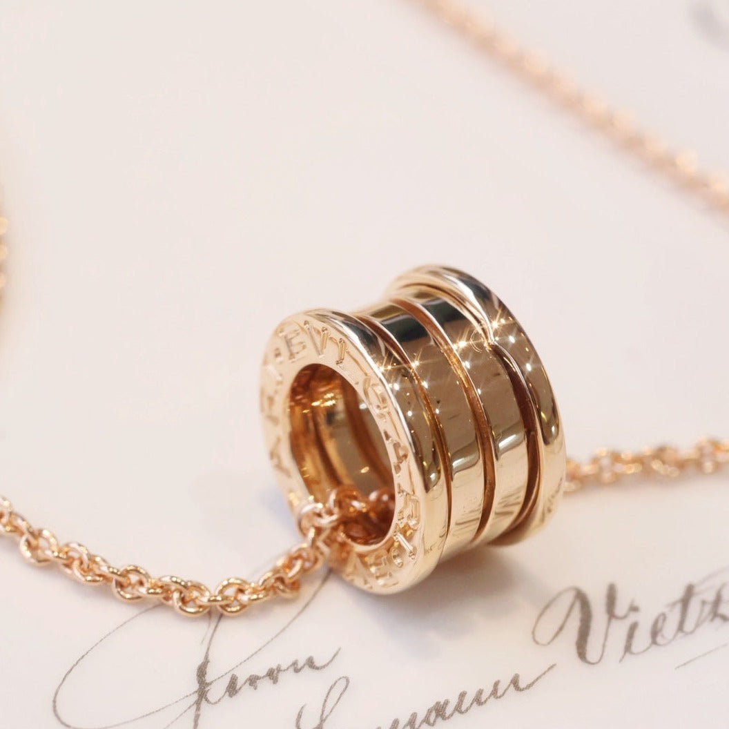 [Glitter Jewelry]ZERO 1 PINK GOLD NECKLACE