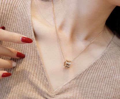 [Glitter Jewelry]ZERO 1 PINK GOLD NECKLACE
