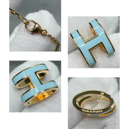 [Glitter Jewelry]POP H SKY BLUE NECKLACE