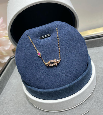 [Glitter Jewelry]FORCE 10 DIAMOND CHAIN LINK PINK GOLD BRACELET