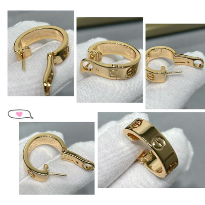 [Glitter Jewelry]LOVE 5.5MM EARRINGS