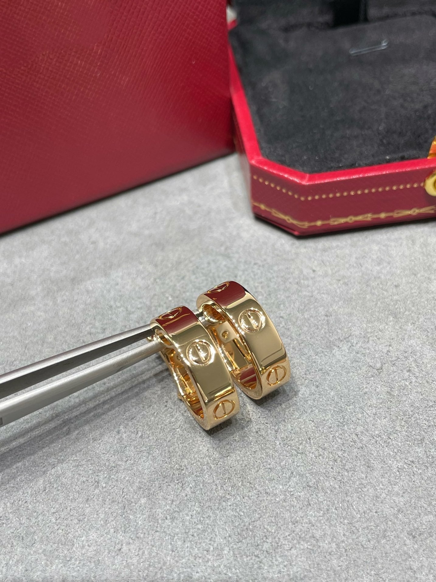 [Glitter Jewelry]LOVE 5.5MM EARRINGS