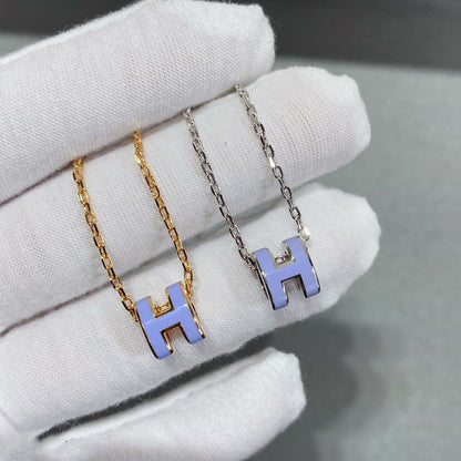 [Glitter Jewelry]MINI POP H NECKLACE