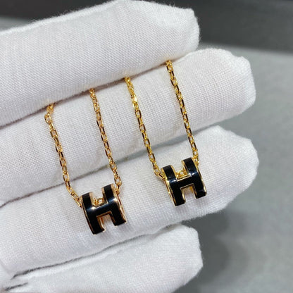 [Glitter Jewelry]MINI POP H NECKLACE
