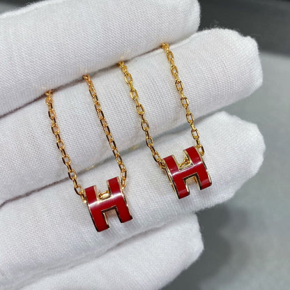 [Glitter Jewelry]MINI POP H NECKLACE
