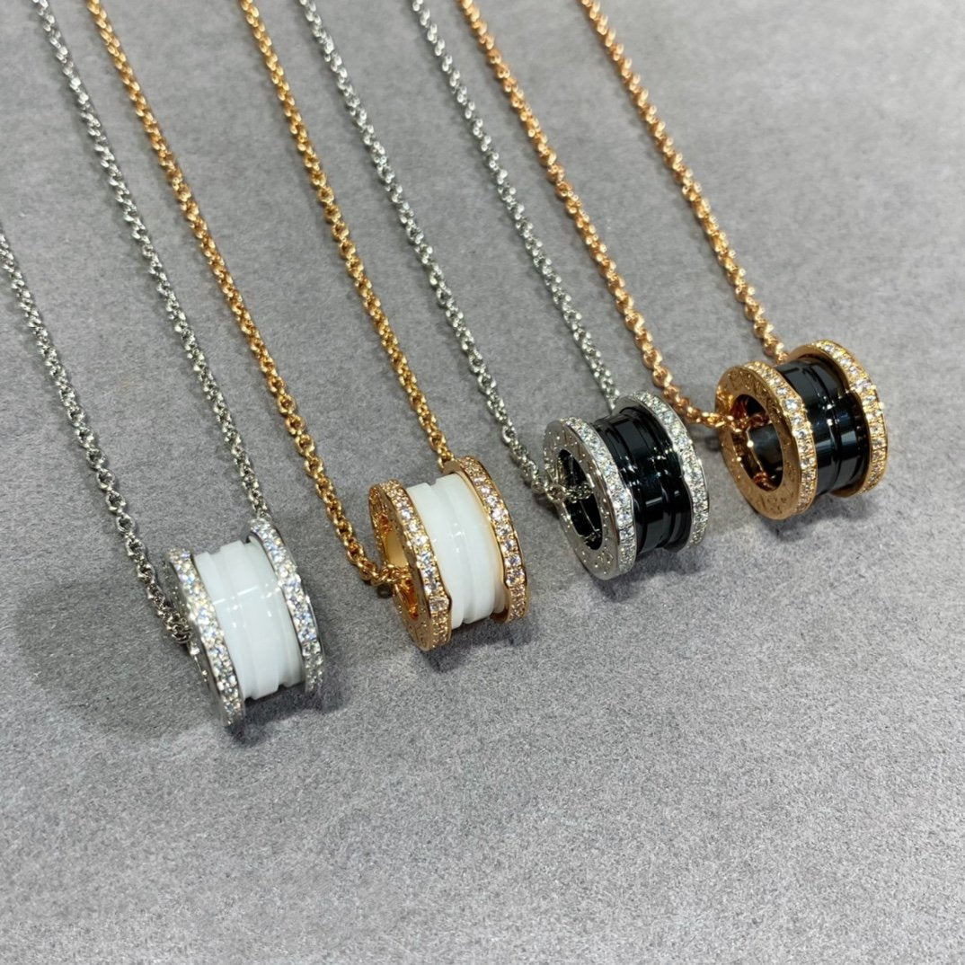 [Glitter Jewelry]ZERO 1 DIAMOND CERAMIC NECKLACE