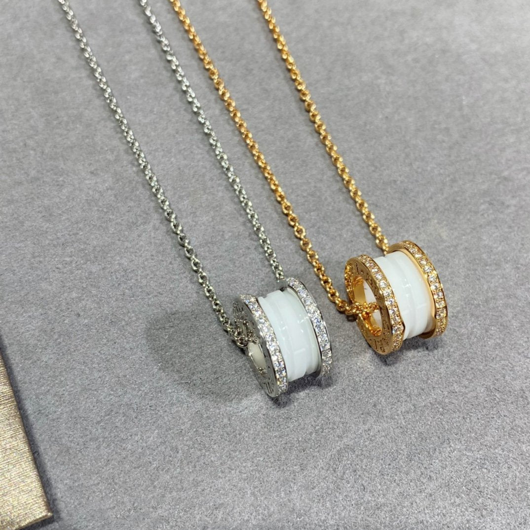 [Glitter Jewelry]ZERO 1 DIAMOND CERAMIC NECKLACE