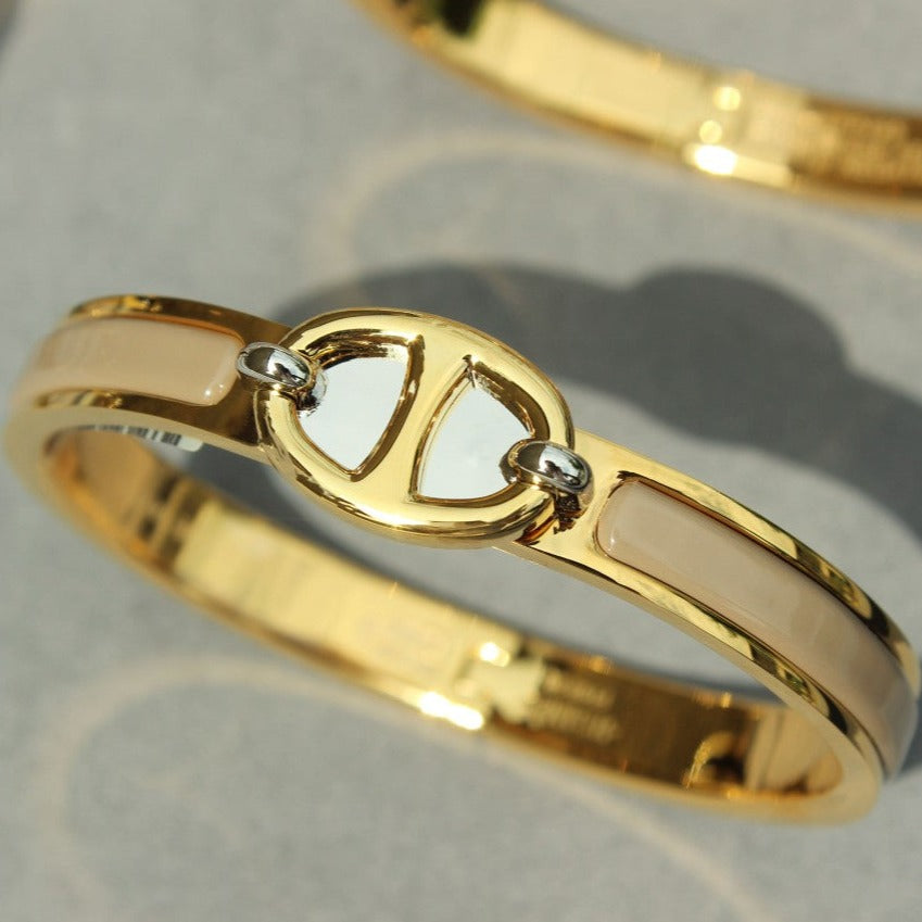 [Glitter Jewelry]CLIC CHAINE GOLD BRACELET