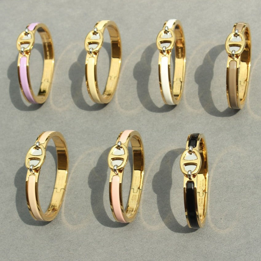 [Glitter Jewelry]CLIC CHAINE GOLD BRACELET