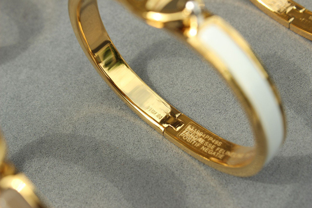 [Glitter Jewelry]CLIC CHAINE GOLD BRACELET