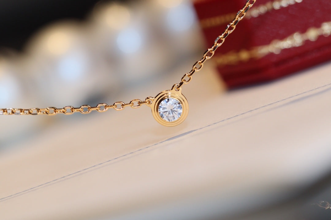 [Glitter Jewelry]DAMOUR DIAMOND NECKLACE