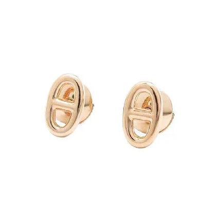 [Glitter Jewelry]CHAINE SMALL EARRINGS GOLD AND SILVER