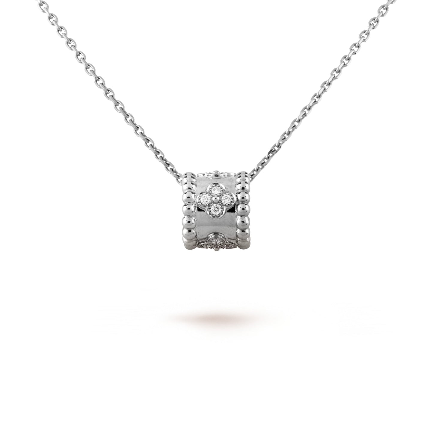 [Glitter Jewelry]PERLEE PEDANT SIVLER DIAMOND NECKLACE