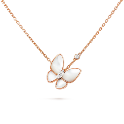 [Glitter Jewelry]BUTTERFLY MOP DIAMOND NECKLACE