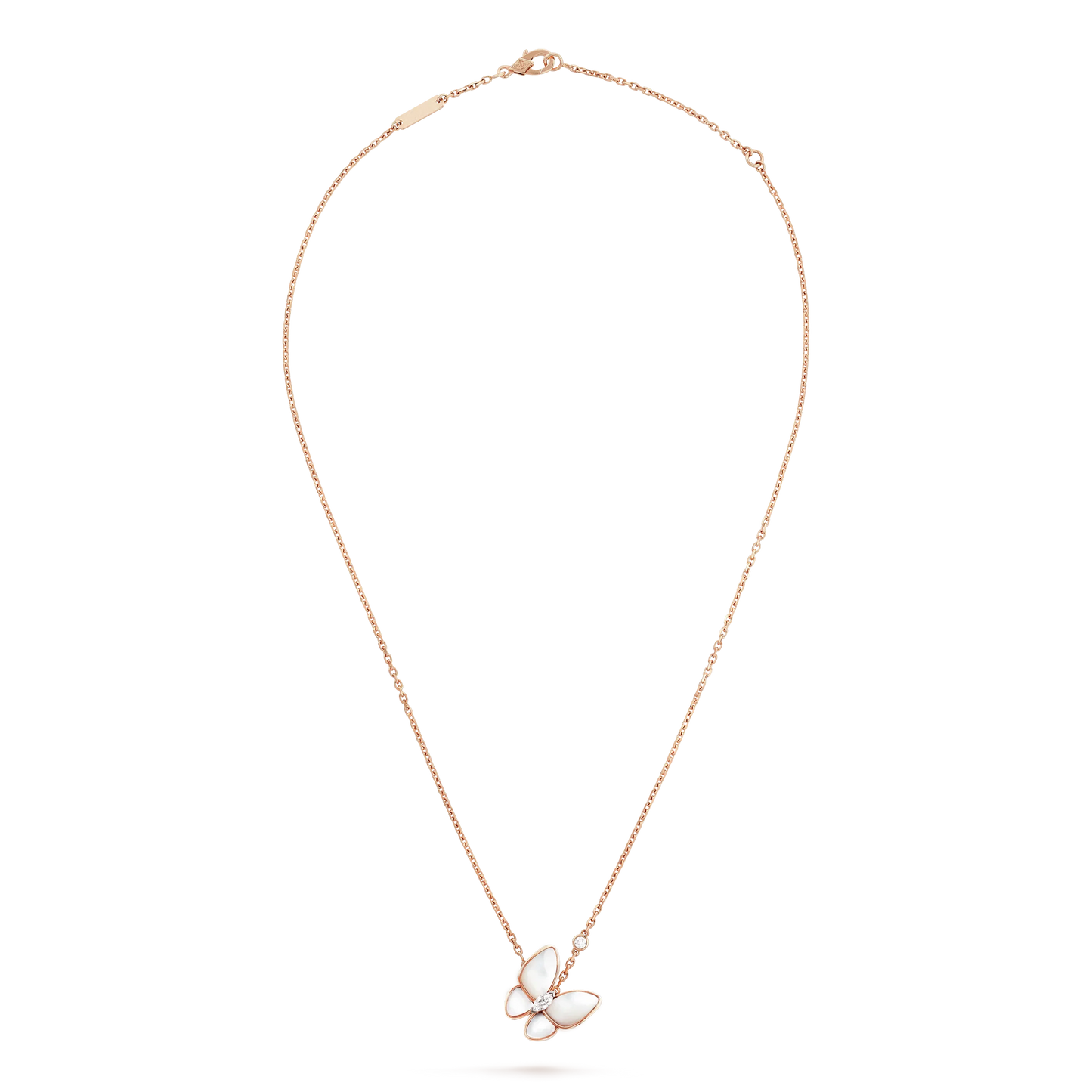 [Glitter Jewelry]BUTTERFLY MOP DIAMOND NECKLACE