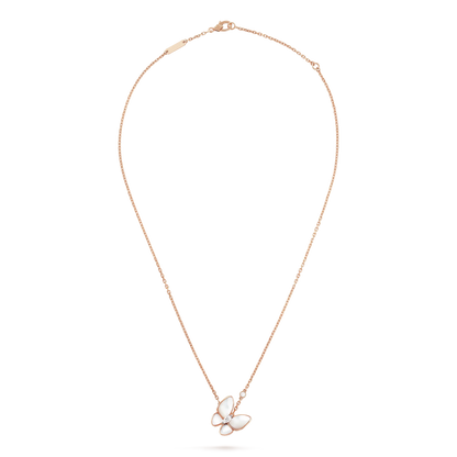 [Glitter Jewelry]BUTTERFLY MOP DIAMOND NECKLACE