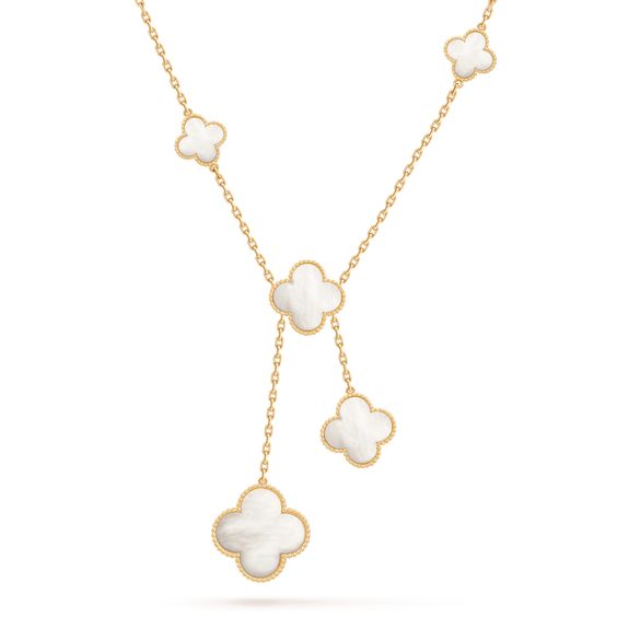 [Glitter Jewelry]CLOVER MOTHER OF PEARL NECKLACE 6 MOTIF