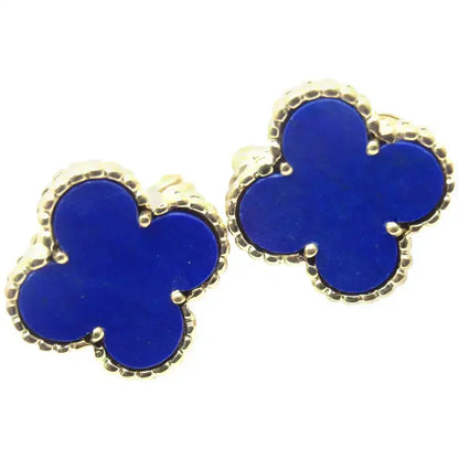 [Glitter Jewelry]CLOVER MINI 9.5MM TURQUOISE EARRINGS