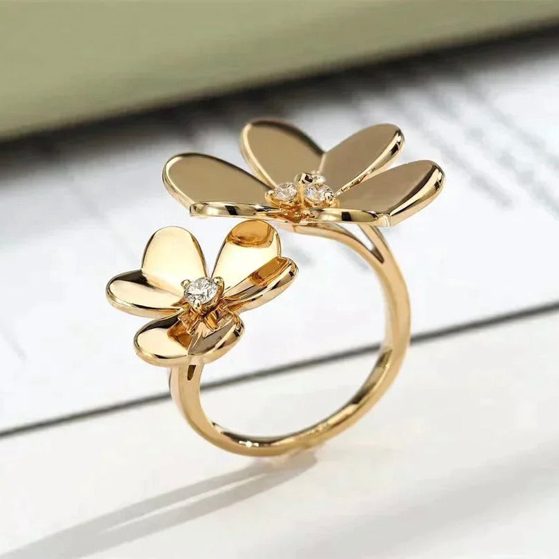 [Glitter Jewelry]CLOVER COMOS GOLD DIAMOND RING