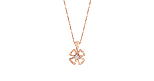 [Glitter Jewelry]FIOREVER NECKLACE DIAMOND CENTER
