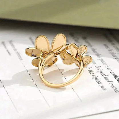 [Glitter Jewelry]CLOVER COMOS GOLD DIAMOND RING