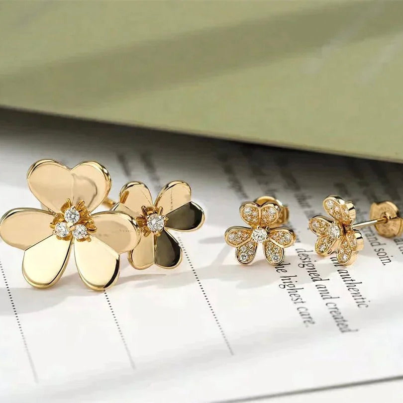 [Glitter Jewelry]CLOVER COMOS GOLD DIAMOND RING